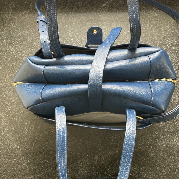 Senreve Doctor Bag in Dark Blue Italian Leather - Picture 5 of 16